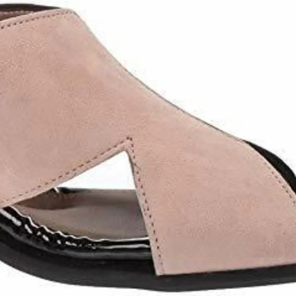 Beautifeel $345 Aurore Blush Black Combo Slide Euro Sz 42 NIB
